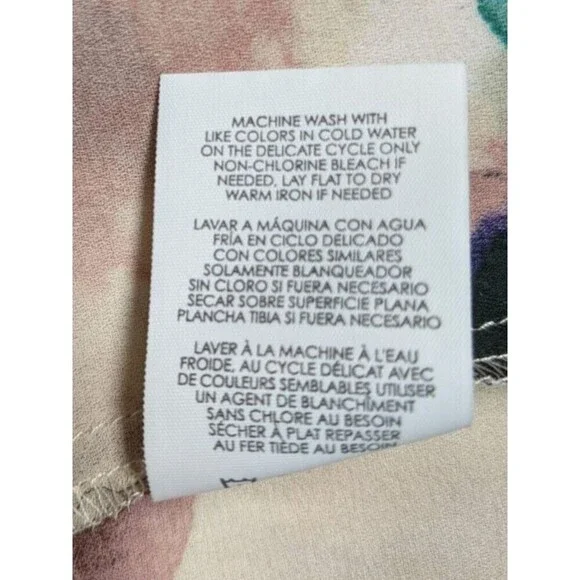 NEW~Women's Cabi #4341 Mystic Blouse in Aurora Floral Watercolor Size Small - Picture 11 of 11